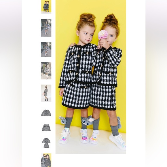 Lola + The Boys Other - Lola + The Boys Houndstooth Suit (2T)
